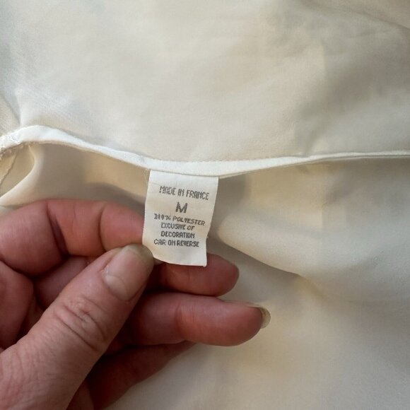 Vintage Judith Hart White Long Womens Robe Medium Crochet Maxi Elegant - Picture 11 of 13